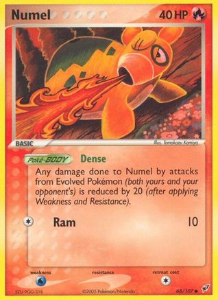 Deoxys 068 Numel - Reverse Holofoil - Common