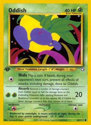 Neo Genesis 068/111 Oddish - Unlimited - Common