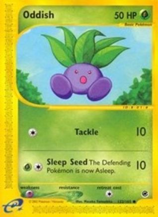 Expedition 122/165 Oddish - Reverse Holofoil - Common