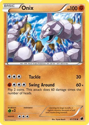 Plasma Freeze 061/116 Onix - Reverse Holofoil - Uncommon