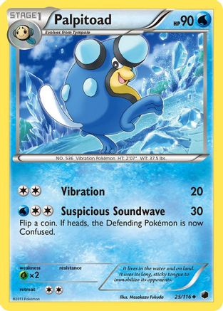 Plasma Freeze 025 Palpitoad - Reverse Holofoil - Uncommon