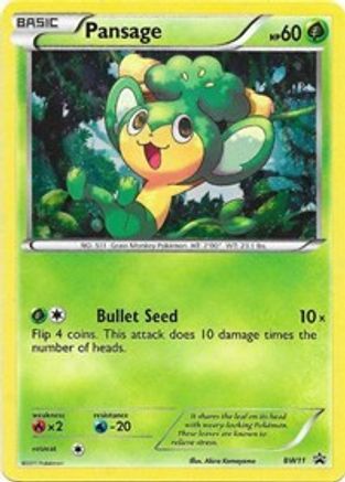 Black and White Promos BW11 Pansage - Holofoil - Promo