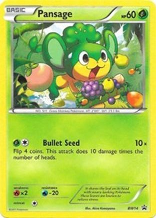 Black and White Promos BW14 Pansage - Promo