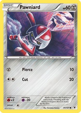 Noble Victories 081 Pawniard (81) - Reverse Holofoil - Common