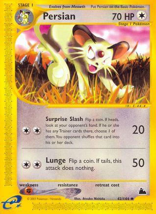 Skyridge 042 Persian - Reverse Holofoil - Uncommon