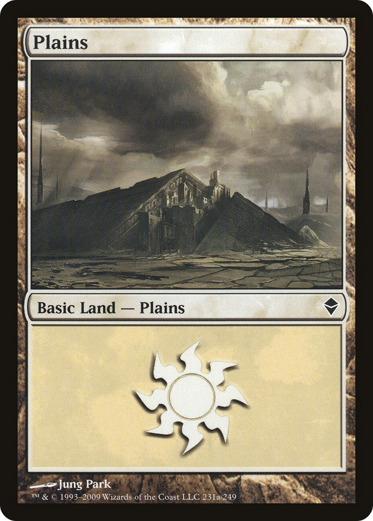 Zendikar - (ZEN-231A) - Plains (231a)