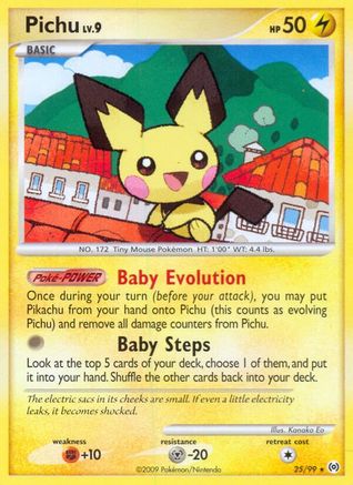 Arceus 025 Pichu - Rare