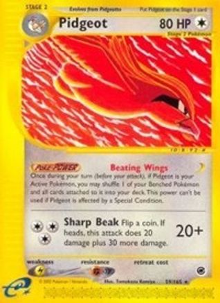 Expedition 059 Pidgeot (59) - Reverse Holofoil - Rare