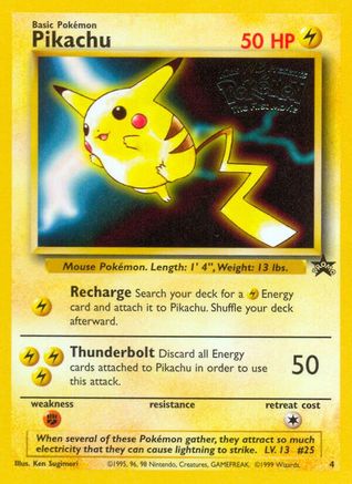 WoTC Promo 004/53 Pikachu (Movie Promo) - Promo