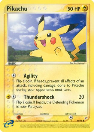 Team Magma vs Team Aqua 043/95 Pikachu - Common
