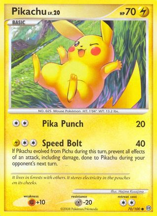 Stormfront 070 Pikachu - Common