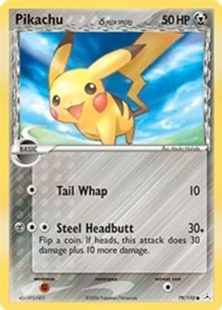 Holon Phantoms 079/110 Pikachu (Delta Species) - Reverse Holofoil - Common
