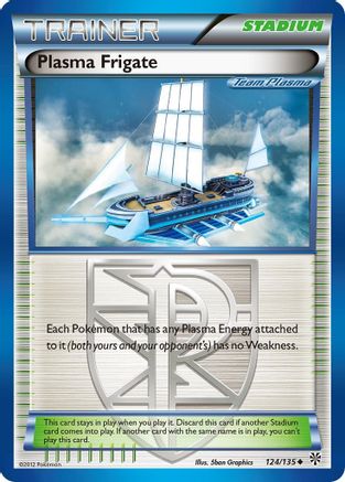 Plasma Storm 124 Plasma Frigate (Team Plasma) - Reverse Holofoil - Uncommon