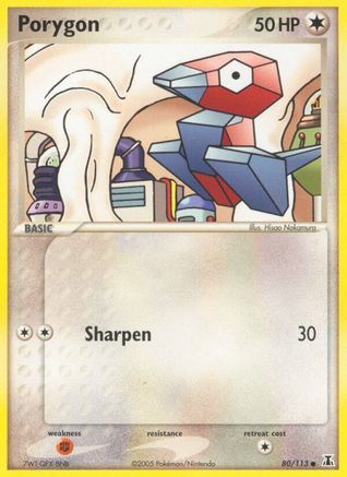 Delta Species 080 Porygon - Common