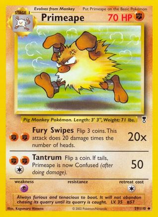 Legendary Collection 059 Primeape - Uncommon