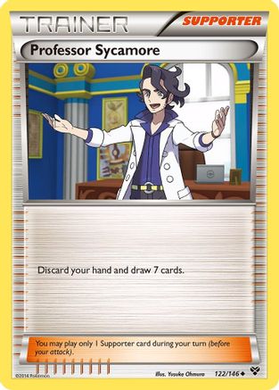 XY Base Set 122/146 Professor Sycamore - Uncommon