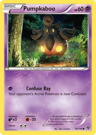 XY Base Set 056 Pumpkaboo - Common
