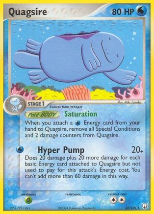 Team Rocket Returns 026 Quagsire - Reverse Holofoil - Rare