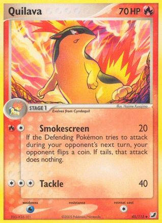 Unseen Forces Quilava - Reverse Holofoil - Uncommon