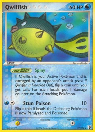 Team Rocket Returns 027 Qwilfish - Rare