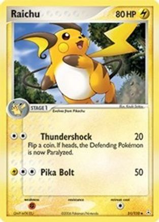 Holon Phantoms 051 Raichu - Reverse Holofoil - Uncommon