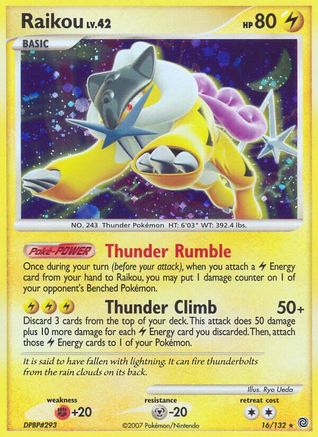 Secret Wonders /132 Raikou - Holofoil - Holo Rare