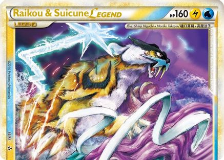Unleashed Raikou & Suicune Legend (Top) - Holofoil - Ultra Rare