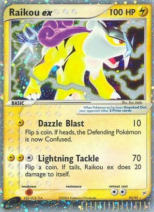 Team Magma vs Team Aqua Raikou ex - Holofoil - Ultra Rare