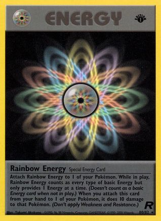 Team Rocket 080/82 Rainbow Energy (80) - Unlimited - Rare