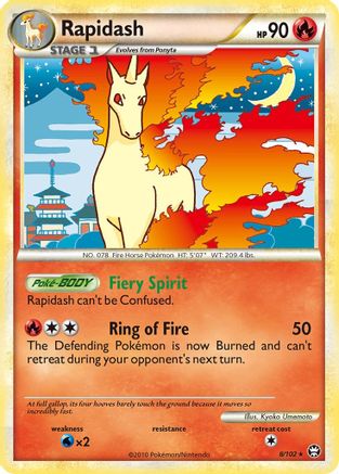 Triumphant Rapidash - Reverse Holofoil - Holo Rare