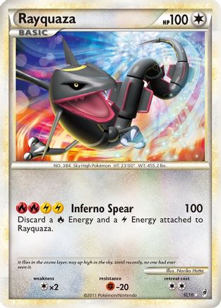 Call of Legends Rayquaza (Shiny) - Holofoil - Shiny Holo Rare
