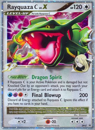 Diamond and Pearl Promos DP47 Rayquaza C LV.X - Holofoil - Promo