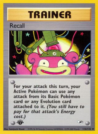 Gym Heroes 116/132 Recall - Unlimited - Uncommon