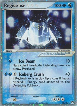 Emerald Regice ex - Ultra Rare