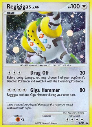 Diamond and Pearl Promos Regigigas - DP40 - Holofoil - Promo