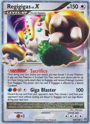 Stormfront Regigigas LV.X - Holofoil - Ultra Rare