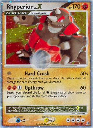 Legends Awakened Rhyperior LV.X - Holofoil - Ultra Rare