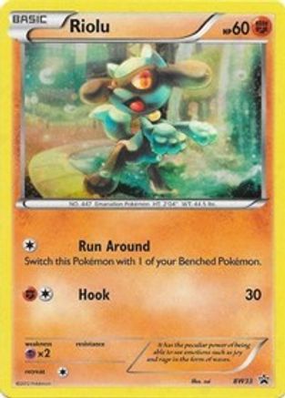 Black and White Promos BW33 Riolu - Holofoil - Promo