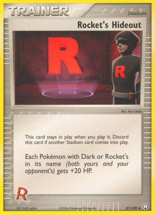 Team Rocket Returns 087 Rocket's Hideout - Reverse Holofoil - Uncommon