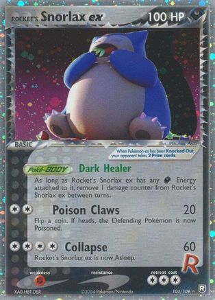 Team Rocket Returns 104 Rocket's Snorlax ex - Holofoil - Ultra Rare