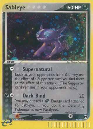 Sandstorm Sableye - Reverse Holofoil - Holo Rare