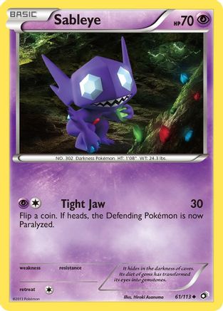 Legendary Treasures 061 Sableye - Uncommon