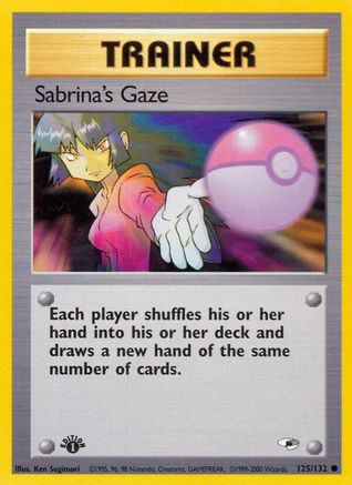 Gym Heroes 125/132 Sabrina's Gaze - Unlimited - Common