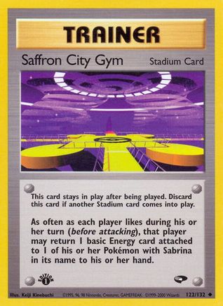 Gym Challenge 122/132 Saffron City Gym - Unlimited - Uncommon