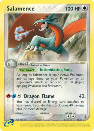 Dragon 019/97 Salamence - Rare
