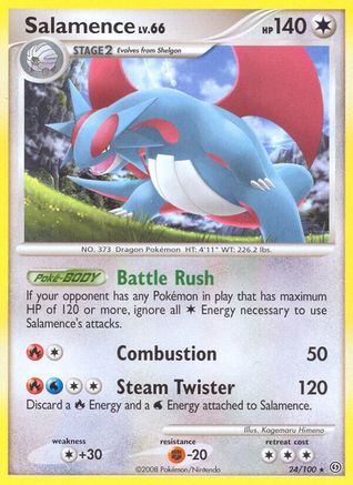 Stormfront 024 Salamence - Rare