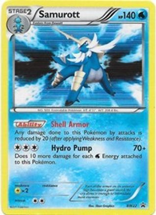 Black and White Promos BW22 Samurott - Holofoil - Promo