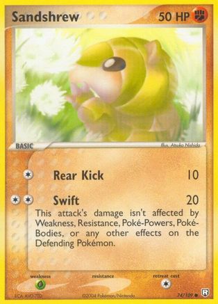 Team Rocket Returns 074 Sandshrew - Common