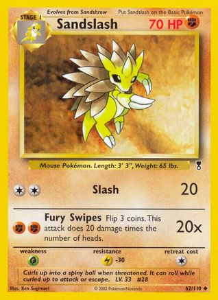 Legendary Collection 062 Sandslash - Reverse Holofoil - Uncommon
