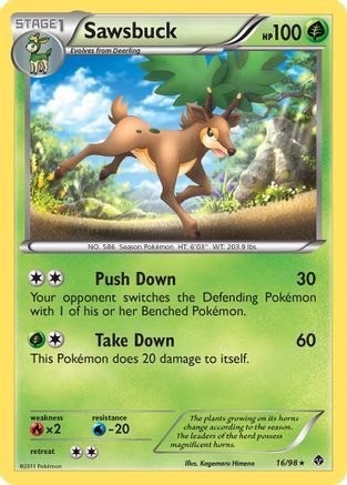 Emerging Powers 016 Sawsbuck - Rare